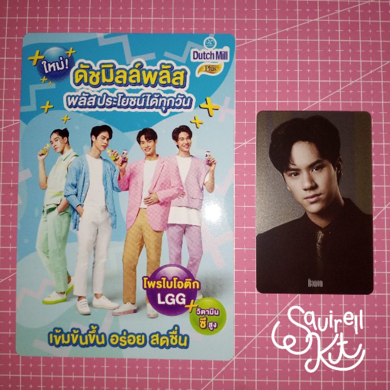 PC Photocard Card Official GMM TV Exclusive Signature Series Nanon Korapat Close Up + Postcard F4 Du