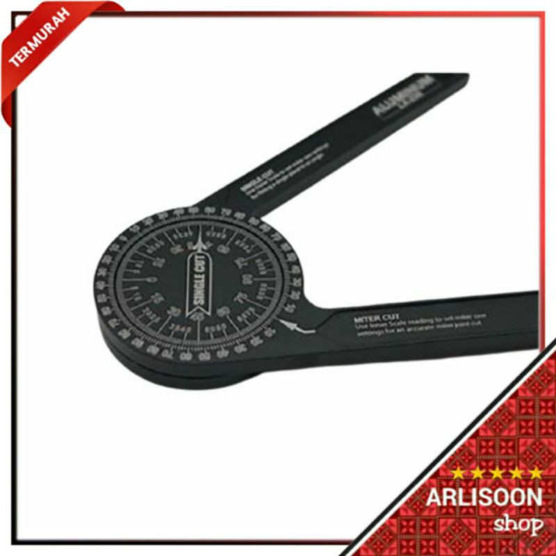 

Penggaris 360 Horizontal Angle Gauge Cutting Positioner Aluminium - HY1
