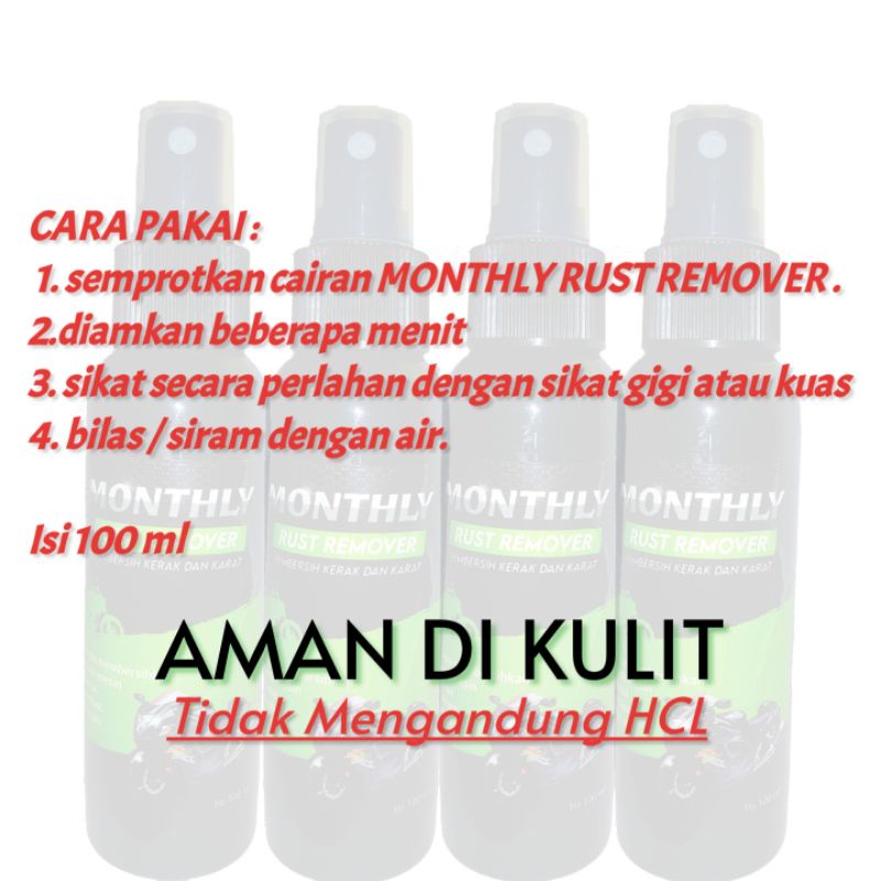 Cairan Pembersih Block Mesin Noda Oli  Motor Mobil 100ml Penghilang Karat Kerak Anti Korosi Aman Di Kulit Cleaner Karat Pelek Knalpot Jari Jari Noda Oli