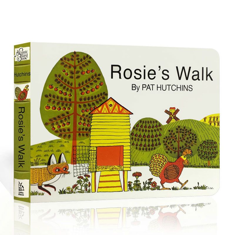 original board book Rosie's Walk by Pat Hutchins buku anak buku inggirs happychild