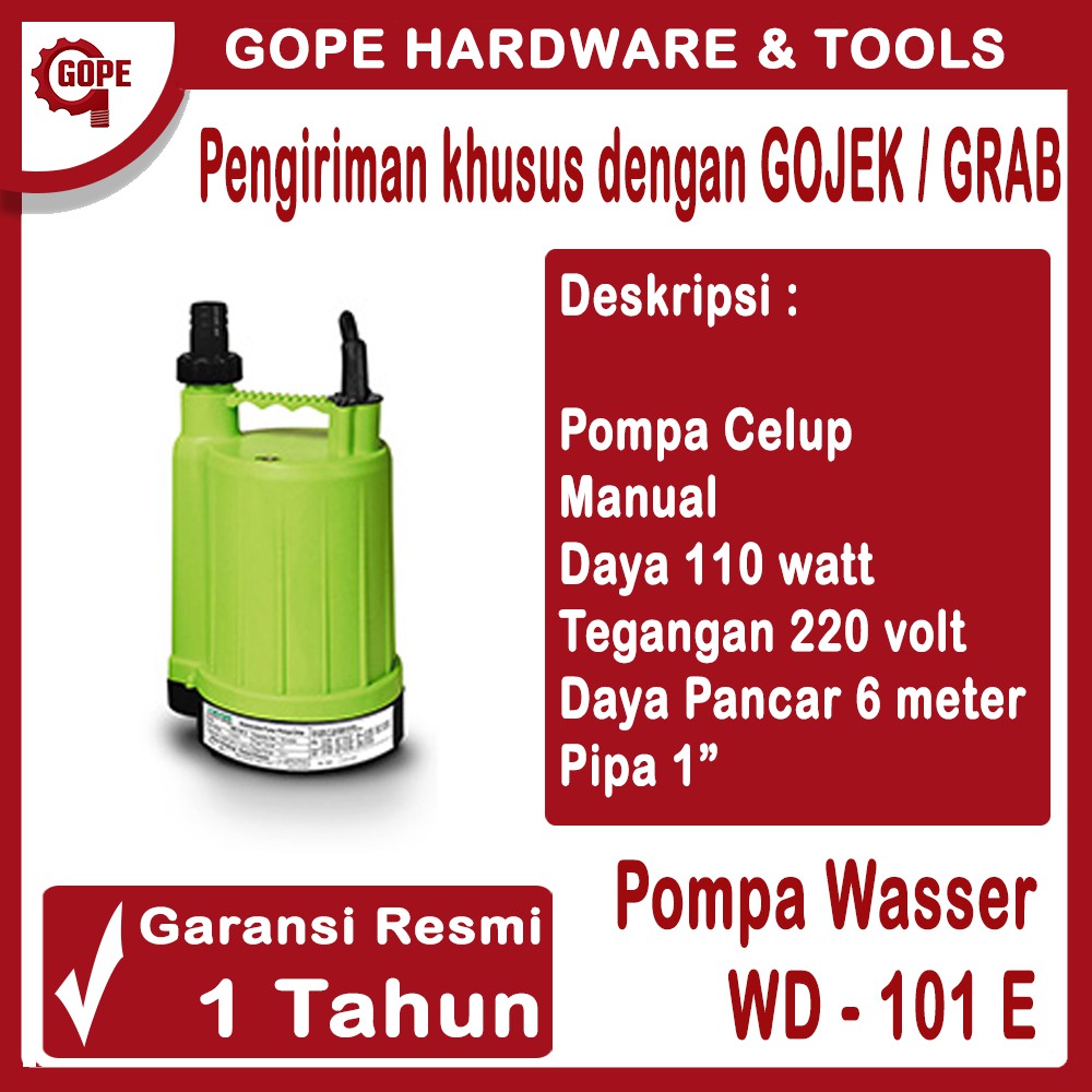 Pompa Celup Wasser WD 101 E