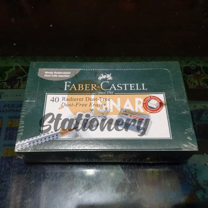 

Penghapus putih faber castell 1pak isi 40pc