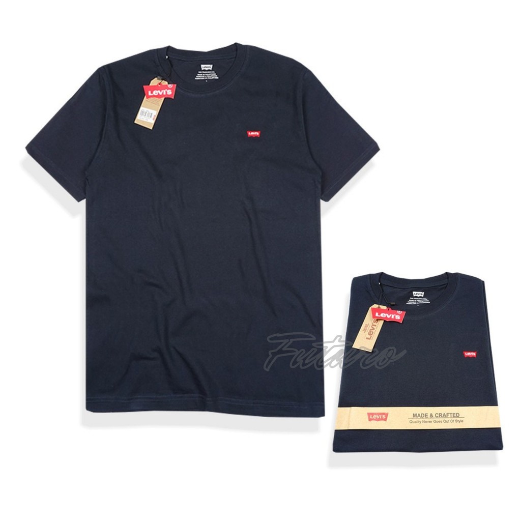 Tshirt kaos Oblong Navy Levis Pria