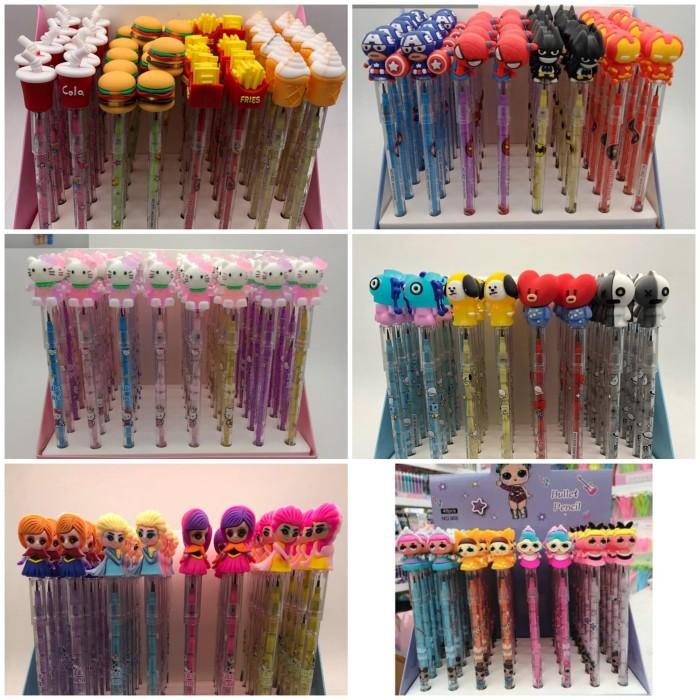 

Pensil Bensia/ Pensil Susun/ Pensil Sambung Karakter (48 Pcs)