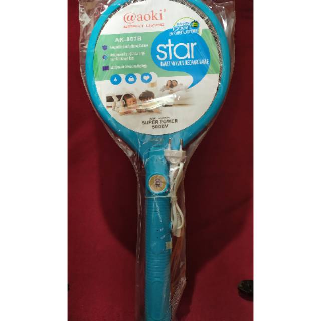 RAKET NYAMUK 887B AOKI