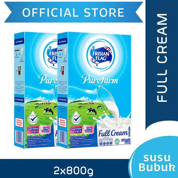 

Cuci Gudang Awal Tahun Frisian Flag Purefarm Susu Bubuk Keluarga Fullcream 800g 2 pcs Cuci Gudang