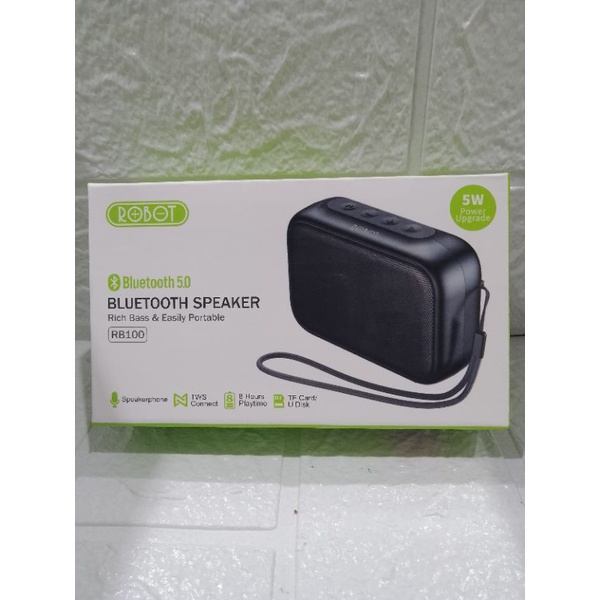 Speaker Robot RB 100,Speaker Bluetooth,Speaker Robot,Speaker ORI,Speaker Murah.Aksesoris Hp.