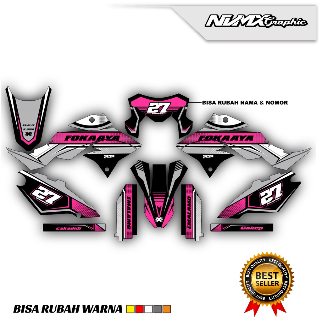 DECAL DTRACKER/FULL BODY/STIKER CUSTOM