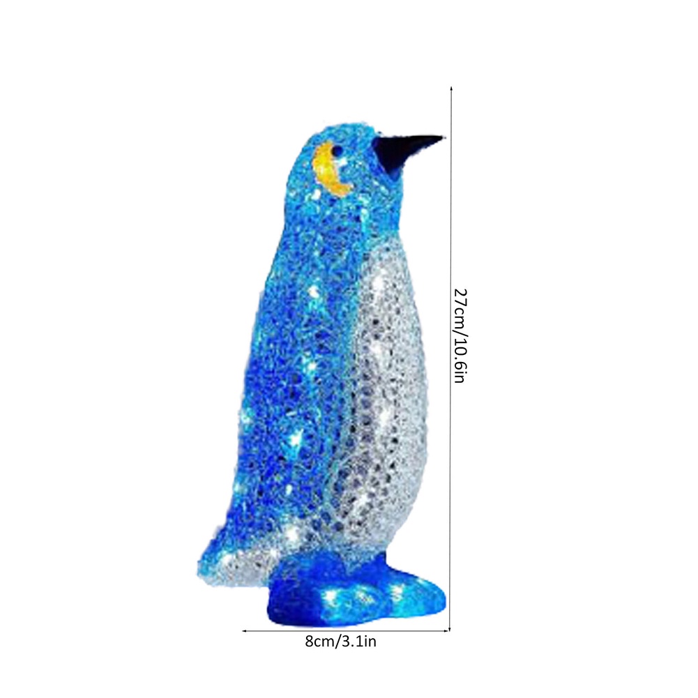 Lampu Tumblr Led Bentuk Penguin Untuk Dekorasi Taman Outdoor