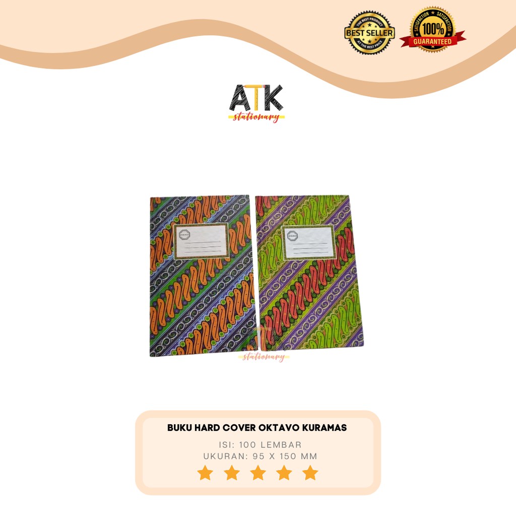 

Buku Octavo Kuramas Hardcover 100 Lembar atk