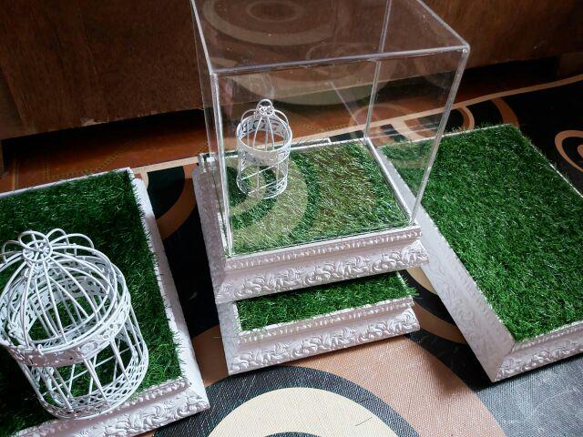 Alas Kotak Hantaran/seserahan Rumput Sintetis Swiss/jepang Ukuran Kostume