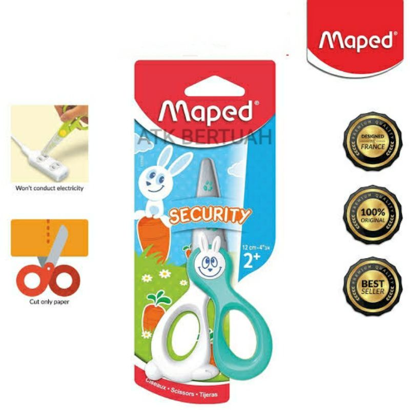

MAPED SECURITY KIDDY CUT KIDIKUT GUNTING KELINCI PLASTIK ANAK BALITA
