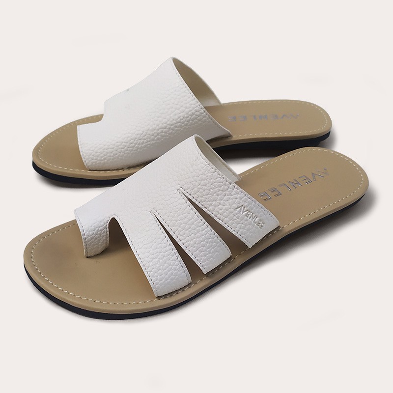Sandal Wanita Jepit Jempol Papirut Motif Kulit Jeruk Sol Karet Anti Licin Avenlee Iris