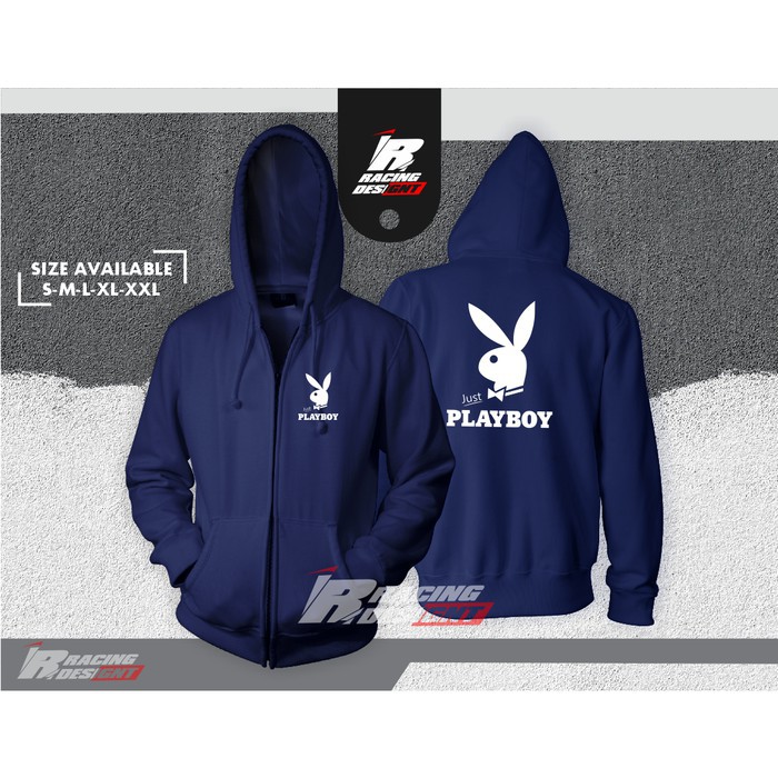 Jaket Hoodie Resleting Playboy Terbaru Kualitas Distro -IR Merc  - ardhina