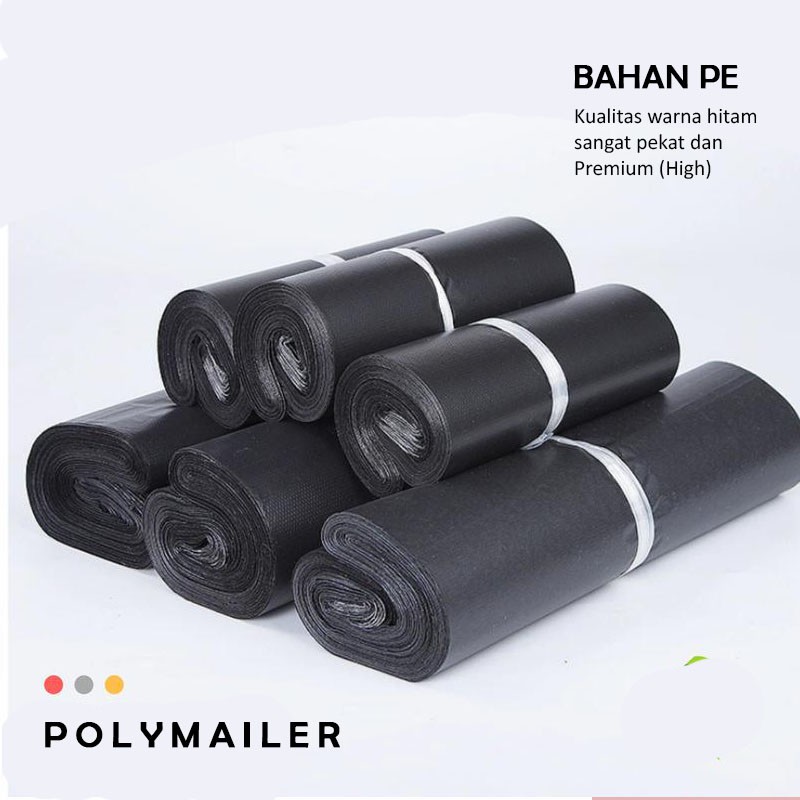 

Plastik Polymailer Warna Hitam / Amplop Packing Packaging Online Shop Plastik Packing Polymailer