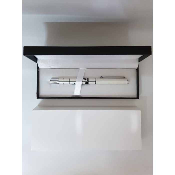 

Pulpen Promosi / Pulpen Esklusif Tipe Boheme Putih Gading Motif RB promo
