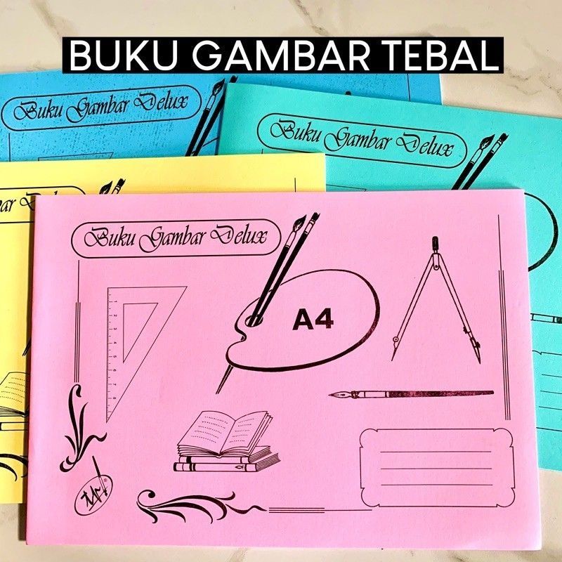 Medan Termurah best seller Deluxe buku gambar drawing A4