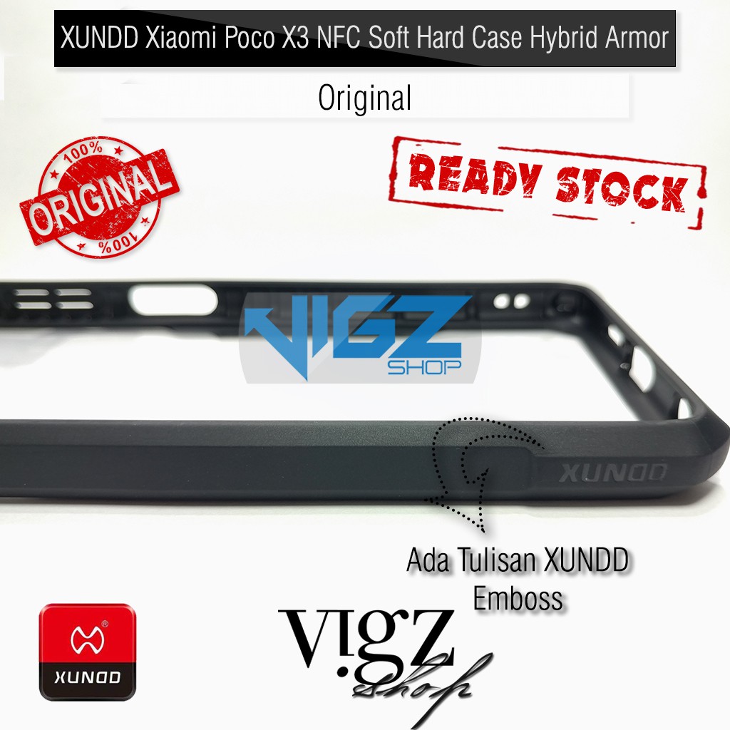 XUNDD Xiaomi Poco X3 NFC X3 Pro X3 Soft Hard Case Hybrid Armor Original