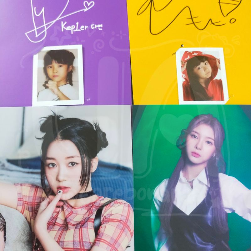 Kep1er baby card dayeon yeseo postcard kep1er hikaru connect - dayeon connect 1