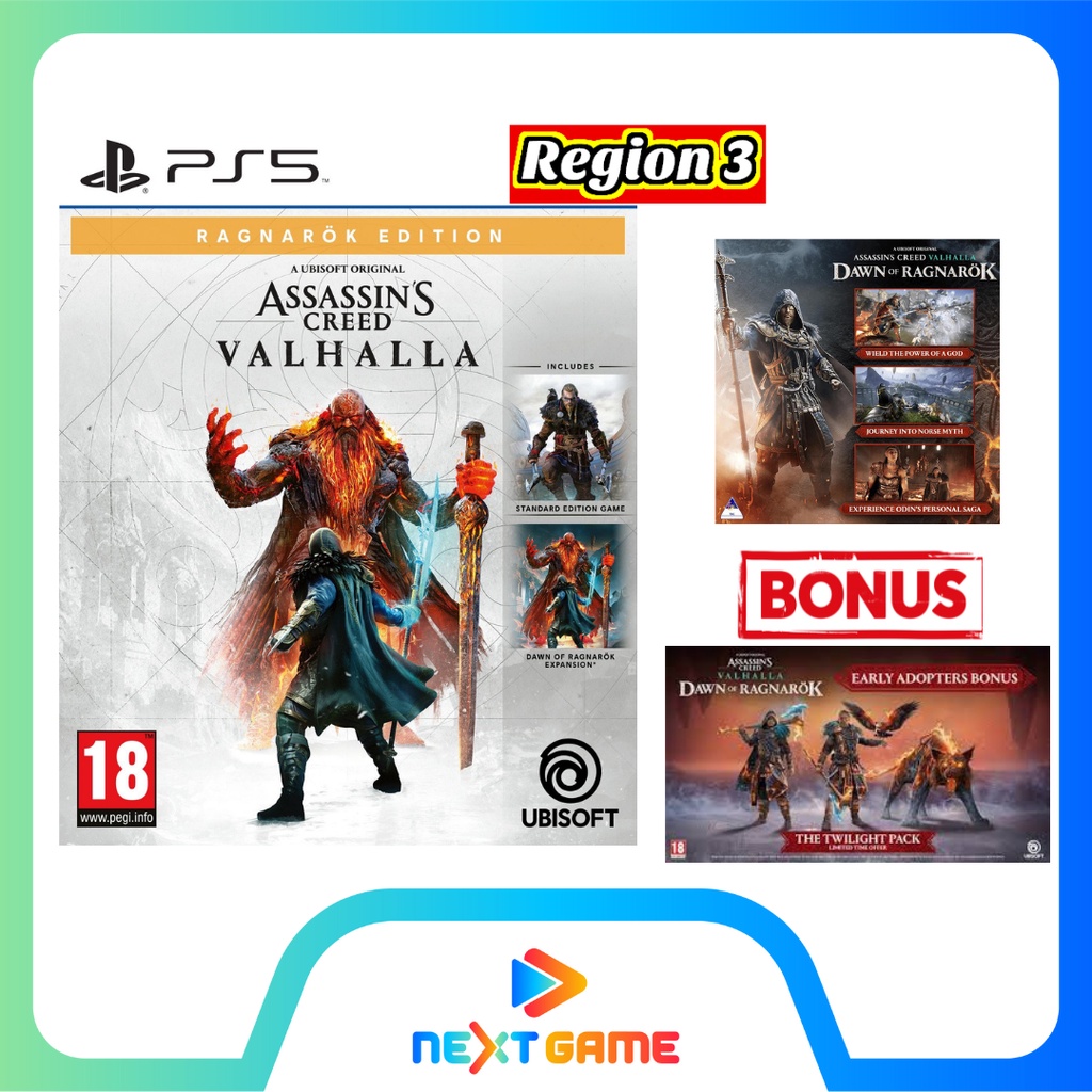 PS5 Assassin's Creed Valhalla Ragnarok Edition - Assassin - Assassins