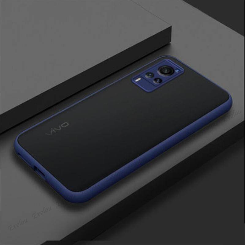 Case Bumper Silikon Matte Translucent Shockproof Cover vivo X80 X70 X60 X50 Pro X80Pro X70Pro X60Pro X50Pro