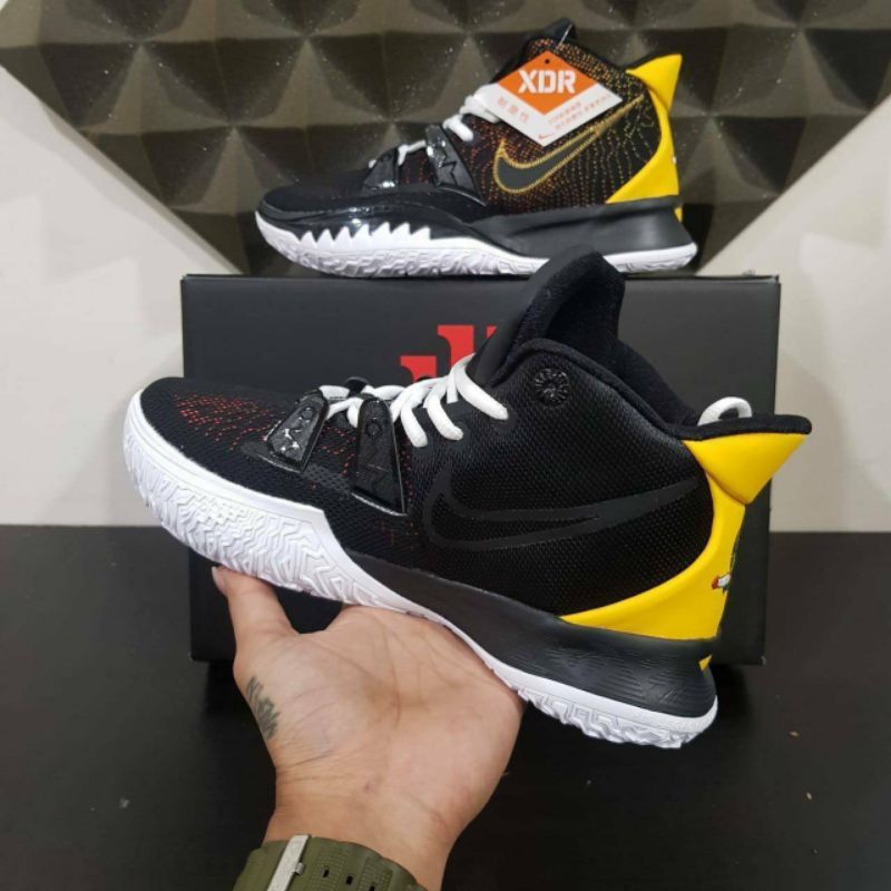 NIKE AIR JORDAN KYRIE 7 BLACK TEAM ORANGE