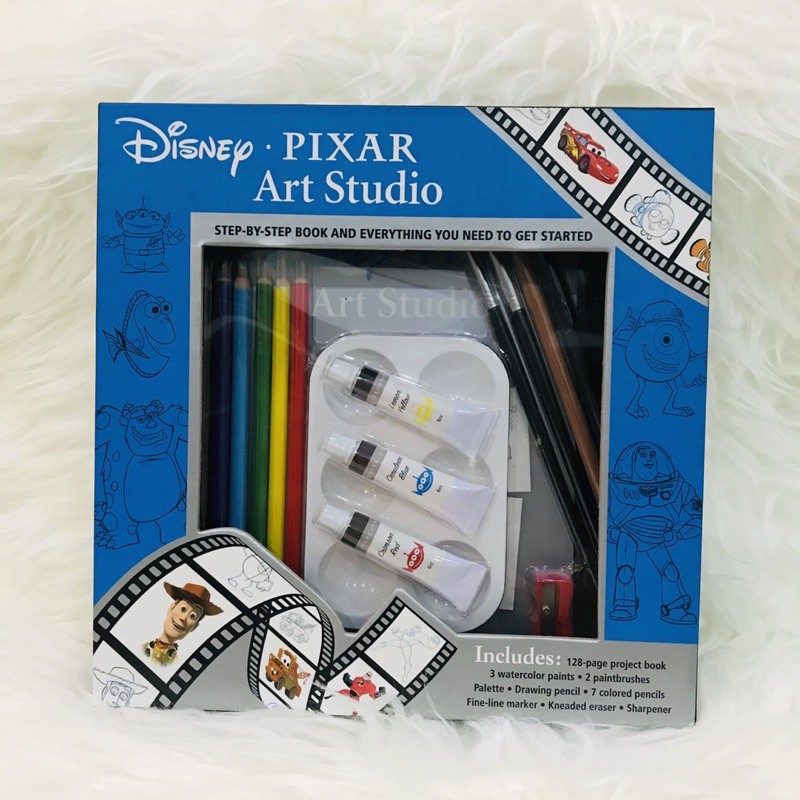 

Disney-Pixar Art Studio: Step by Step Book and Everything You Need to Get Started