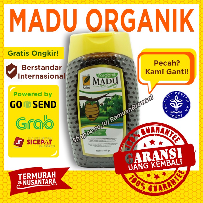 

Madu Organik 500gram Serambi Botani