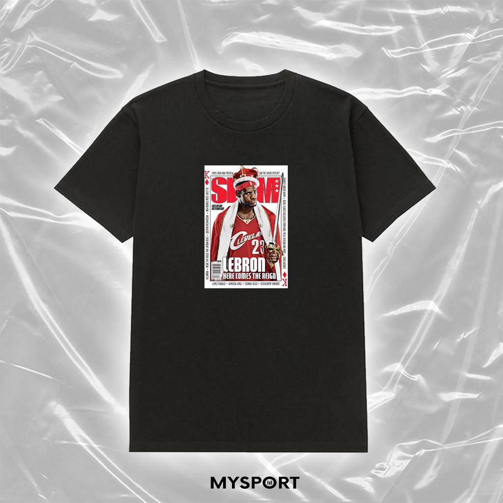 TSHIRT KAOS SLAM MAGAZINE LEBRON JAMES CAVALIERS