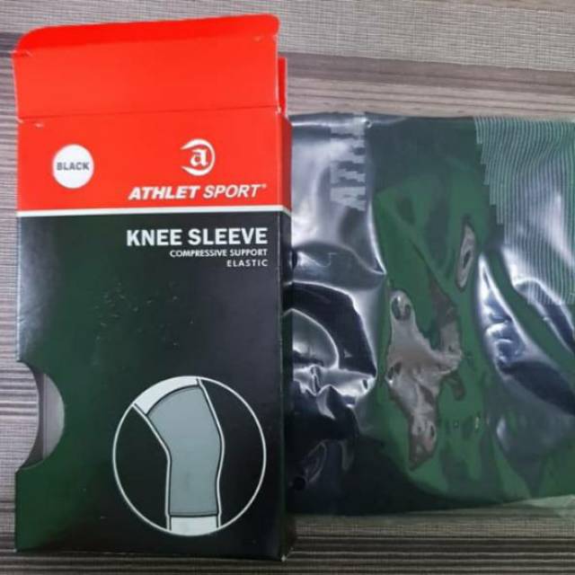Knee Cap Athlete Pendek Short Engkel / Deker Lutut Original