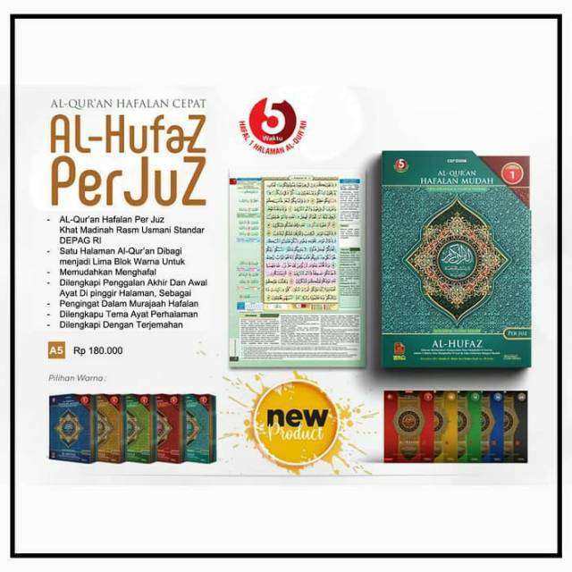 Al Quran Hafalan Mudah Al Hufaz Per Juz A5 - Cordoba