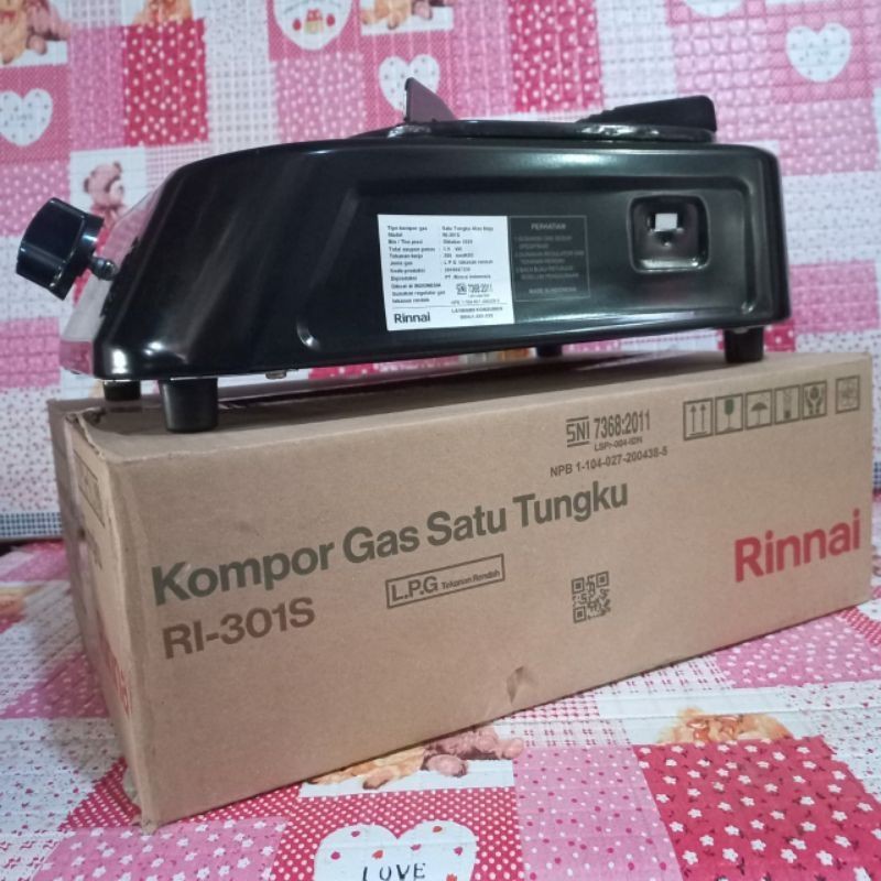 TERMURAH PROMO KOMPOR GAS RINNAI 511E 1 TUNGKU GAS STOVE SATU 511 E OFFICIAL STORE RETAIL GROSIR MUR