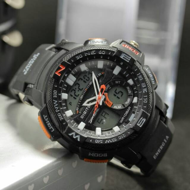 Jam Tangan Pria Digitec 2083 Hitam Orange