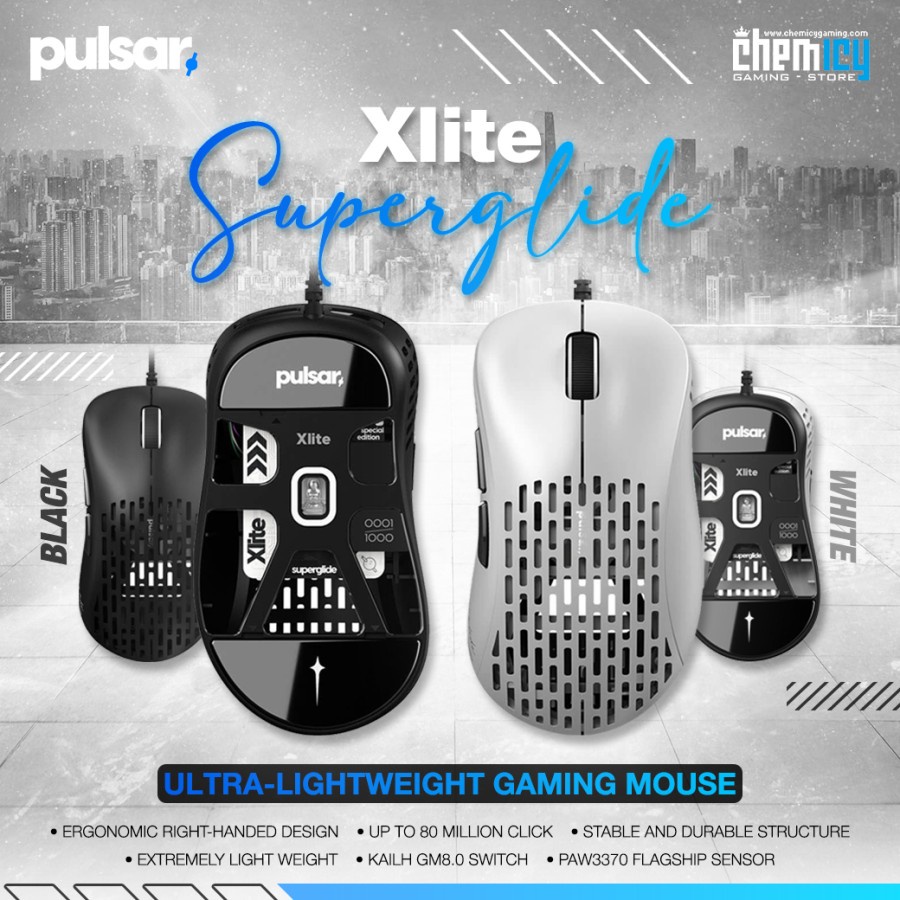 Pulsar XLITE Superglide Ultra-lightweight Gaming Mouse