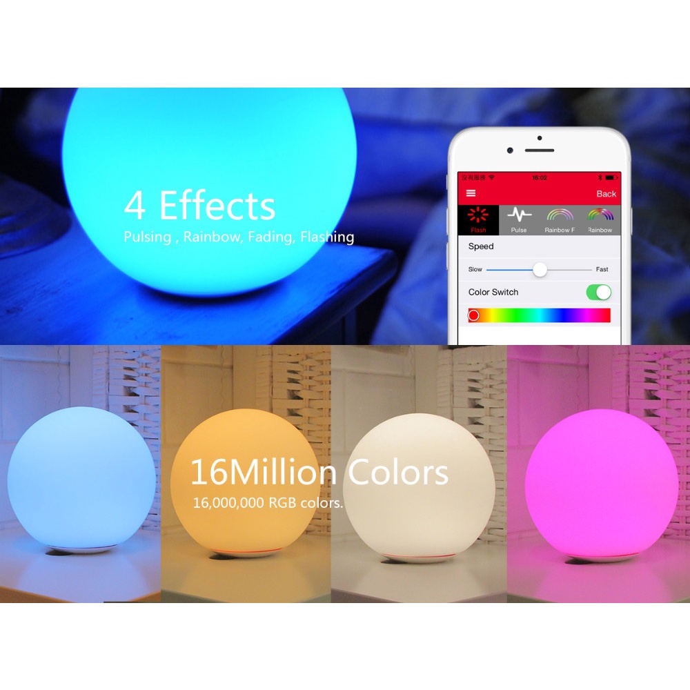 AKN88 - MIPOW PLAYBULB Sphere BTL-301W - Creative Atmosphere Smart LED Lamp