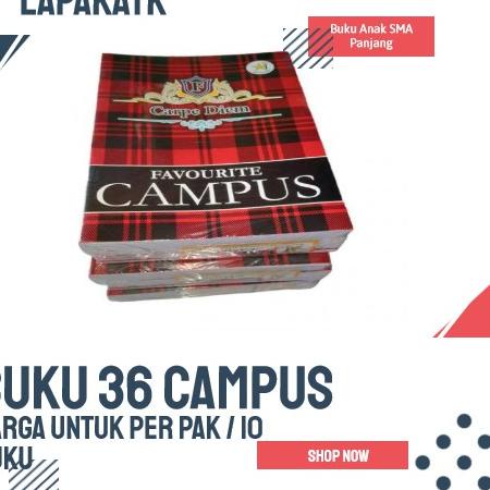 

↙ PROMO Buku Tulis Campus 36 lembar PANJANG (per pack) と