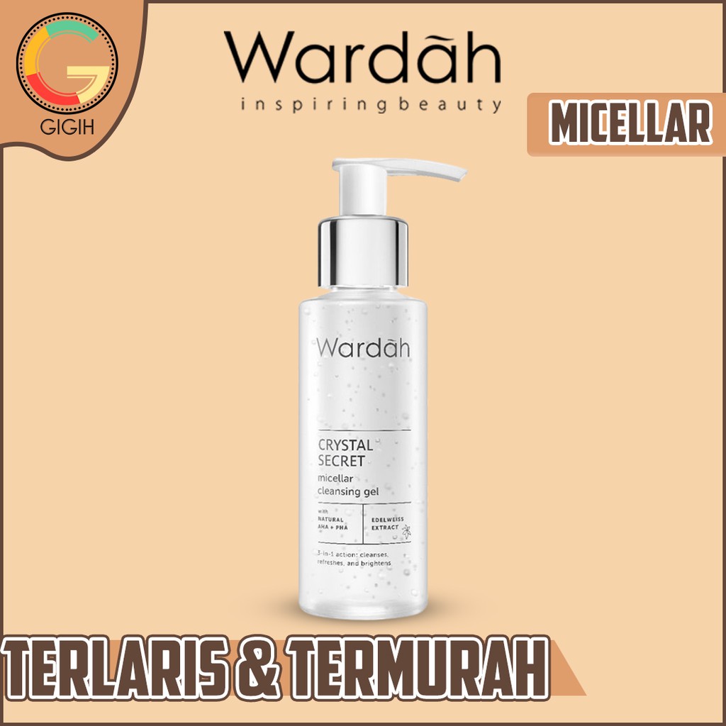 Wardah Cystal Secret Micellar Cleansing Gel 95 ml