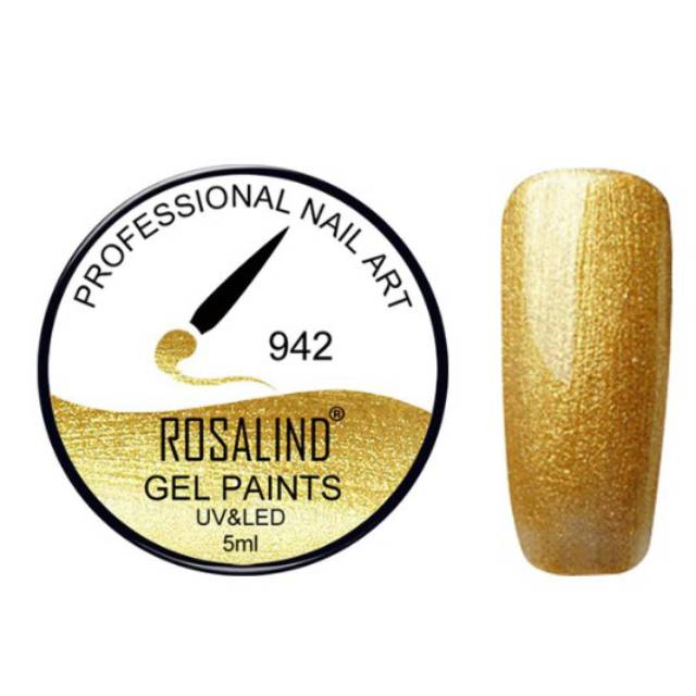 

NJD - ROSALIND GEL Paint/rosalin gel paints /uv gel painting 5ml supplier nailart nailstrore.id