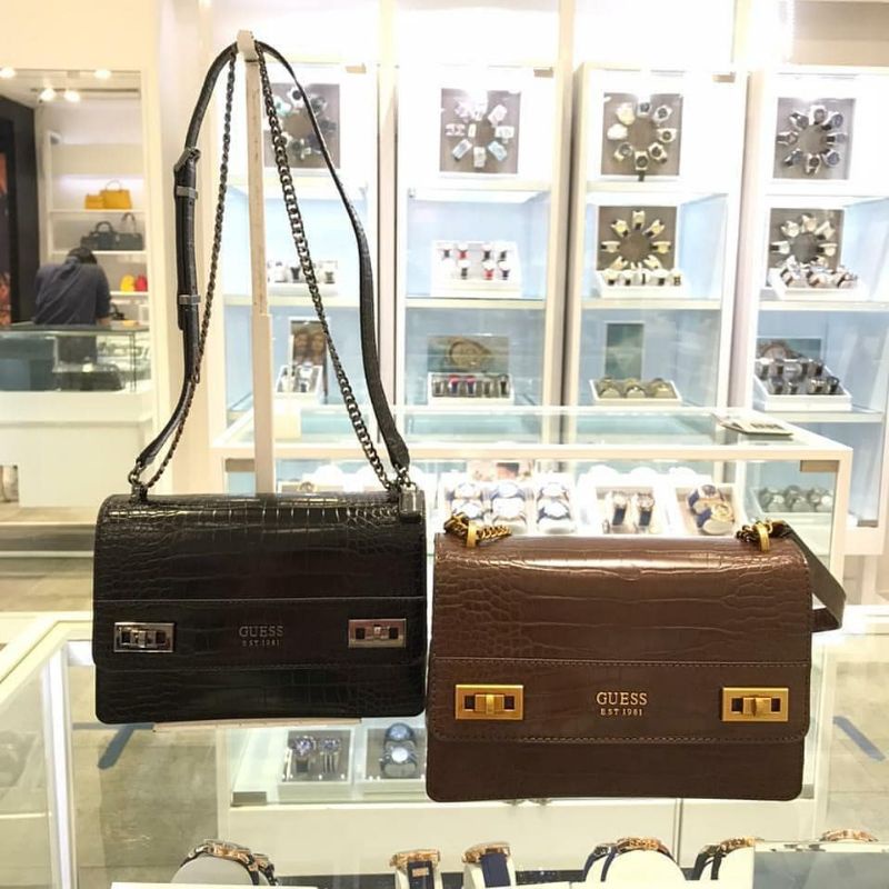 12.12 SALE | GUESSS Katey Convertible Flap Crossbody Bag