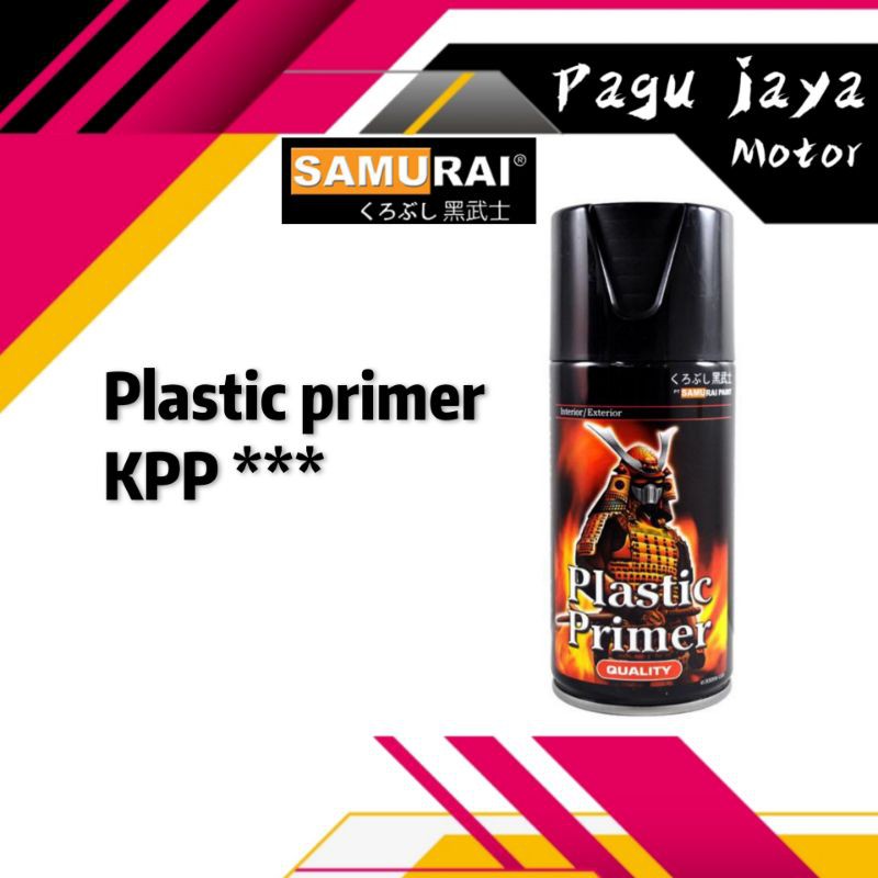 Plastic Primer KPP*** samurai paint 300cc cat semprot spray pilok pilox pylox