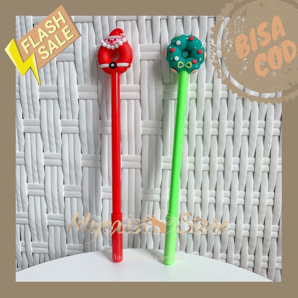 

Alat Tulis Murah Pulpen Unik Edisi donat natal PULPEN BOLPEN PEN GEL KARAKTER MURAH ! EDISI KHUSUS UNTUK NATAL ! CHRISTMAS EDITION ! BISA COD ! Pulpen Natal Donat Pen Christmas Deer Santa Snowman Tree -IVN403