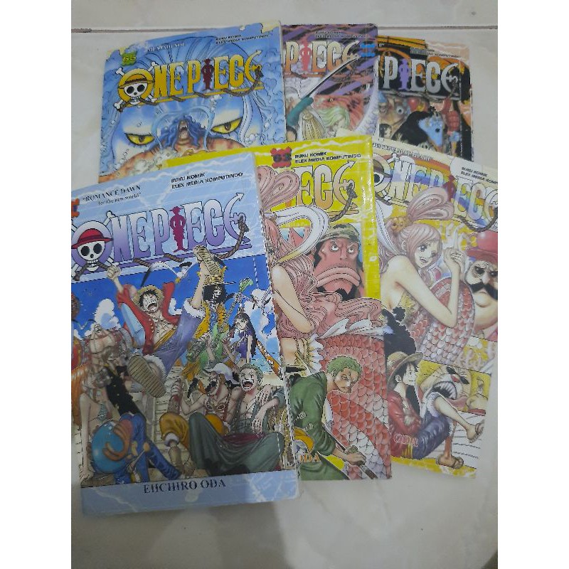 KOMIK ONE PIECE + GRAND DATA FILE + BLUE DEEP CHARACTERS