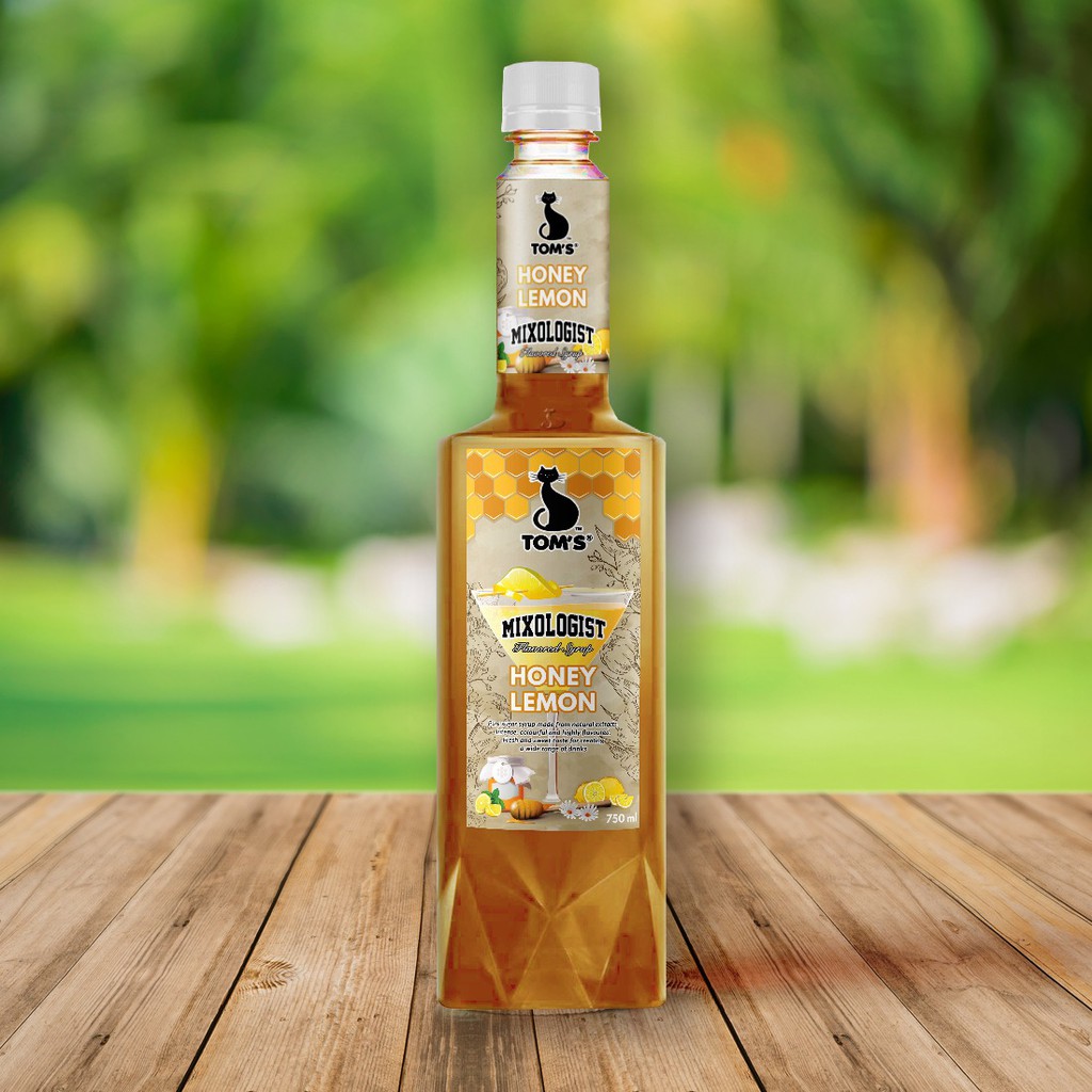 

TOM'S Gourment Syrup Mixologist 750ml - Honey Lemon