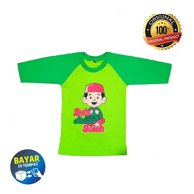 Kaos Muslim Anak Laki Laki Usia 1- 10 tahun (S M L XL XXL) - Baju Anak - Baju Karakter Anak Muslim - Fashion Anak - Reglan Anak