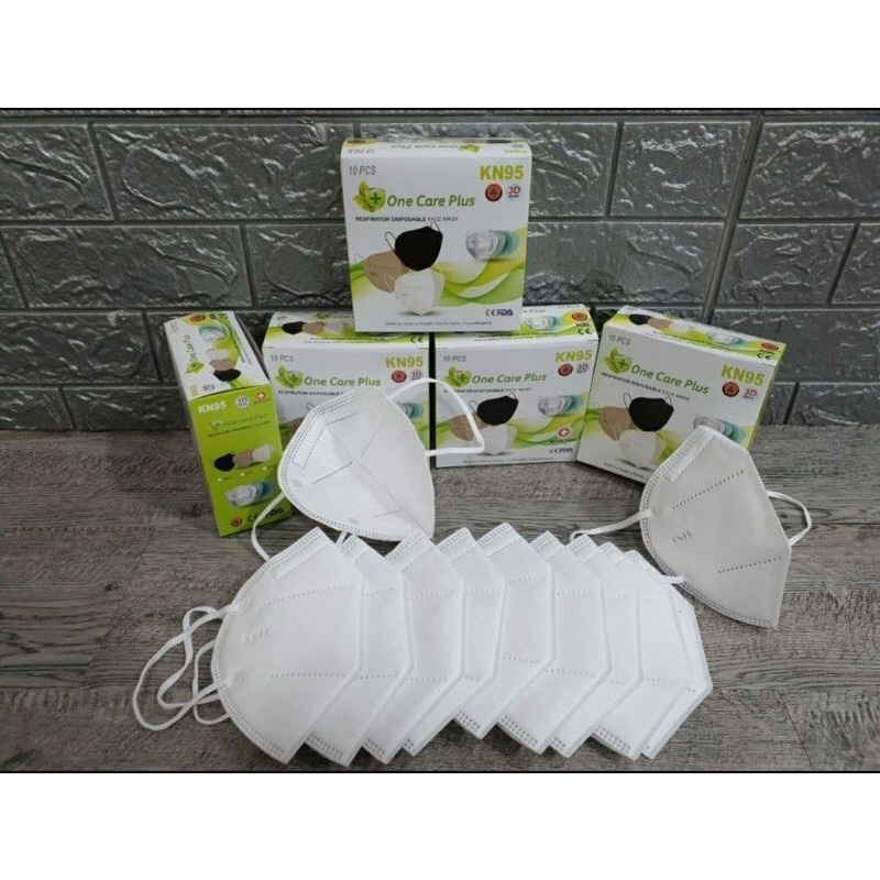 Masker KN95 One Care Plus 5 ply Putih isi 10pcs per box