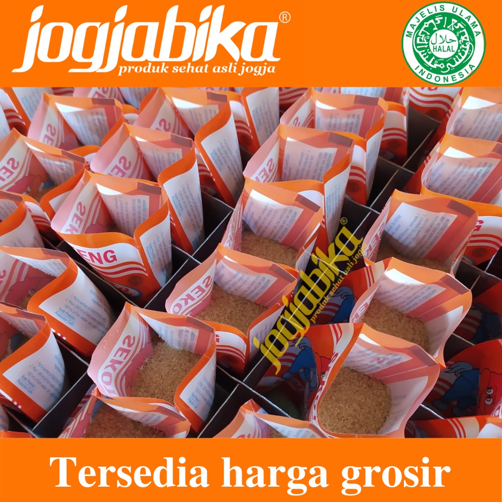 

Sekoteng ABC Bubuk Minuman Jahe Emprit Buah Kering Gula Tebu Agar-Agar 10 Sachet/Bag