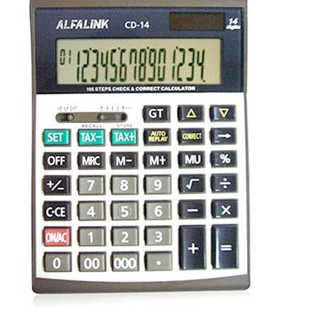 

Terlaris KALKULATOR ALFALINK CD 14A ORIGINAL / KALKULATOR 14 DIGIT / KALKULATOR ALFALINK ORIGINAL ,.