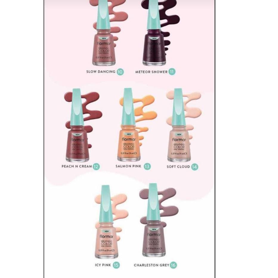 ☞ Flormar Breathing Color Nail Enamel | Breathable Nail Polish Wudhu Friendly ◊