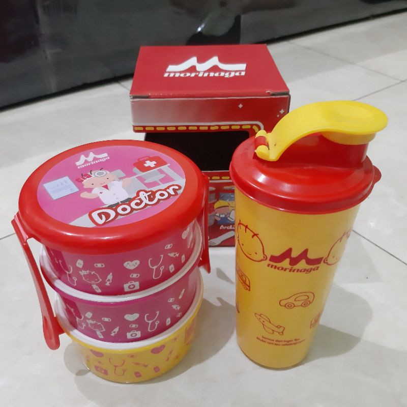 Hadiah susu Bento set Morinaga