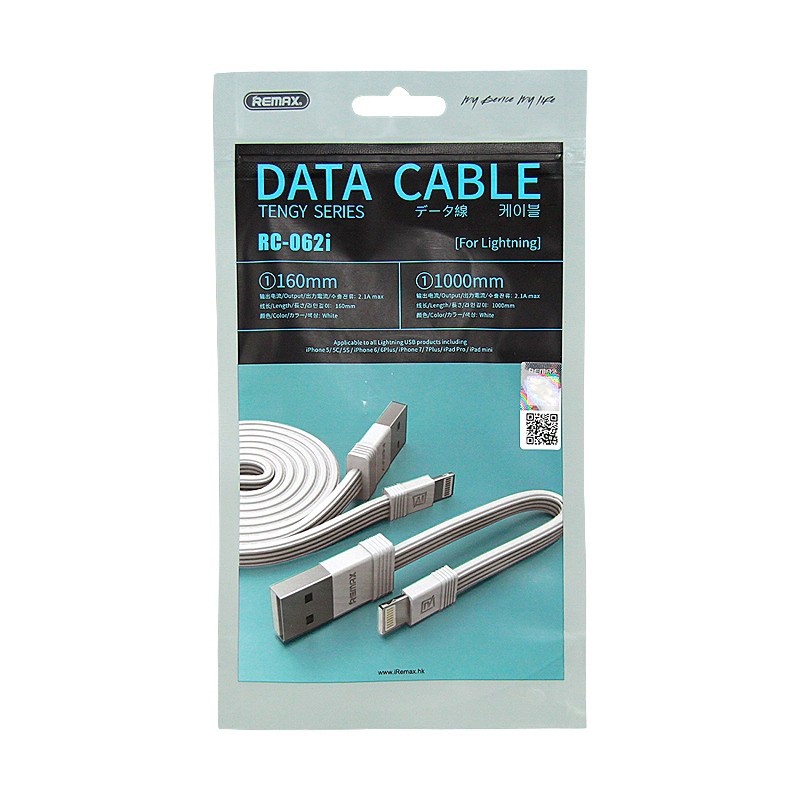 Kabel Data Micro USB 2in1 Remax Tengy Set Cable Series Lightning i5 Original Slim Fast Charging